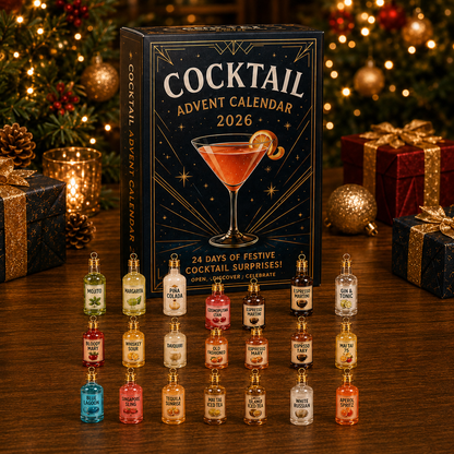 🍸 2026 Cocktail Cheers Advent Calendar – 24 Days of Mini Mixology Surprises 🎄