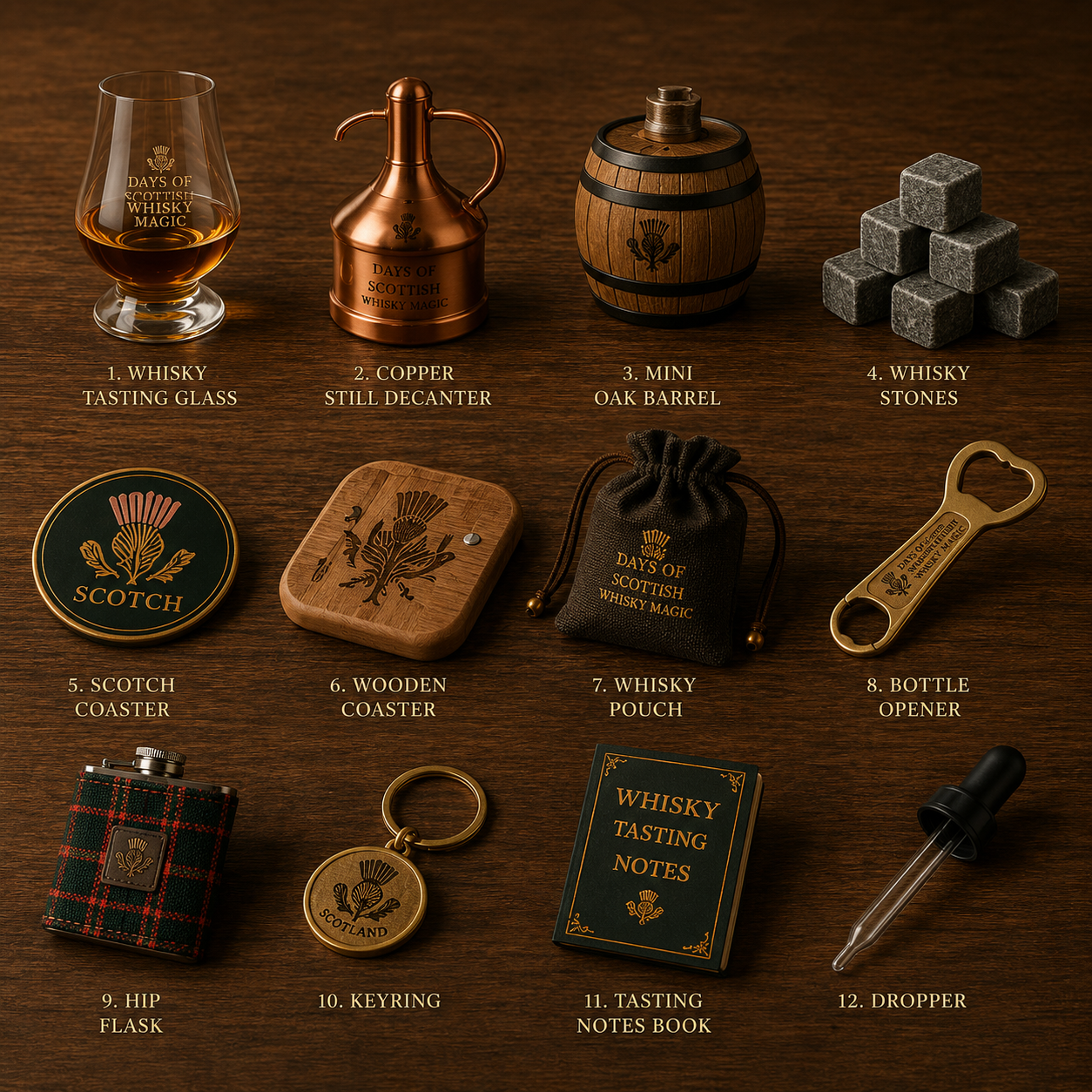 CHRISTMAS KICKOFF 49% OFF - 🥃 2026 Scottish Whisky Discovery Advent Calendar – 24 Days of Whisky Magic Blind Box