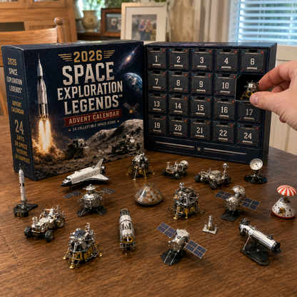 2026 Space Exploration Legends Advent Calendar – 24 Days of Space Missions, 24 Collectible Surprises