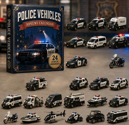 🚓 2026 Police Vehicles Advent Calendar – 24 Days of Heroic Missions