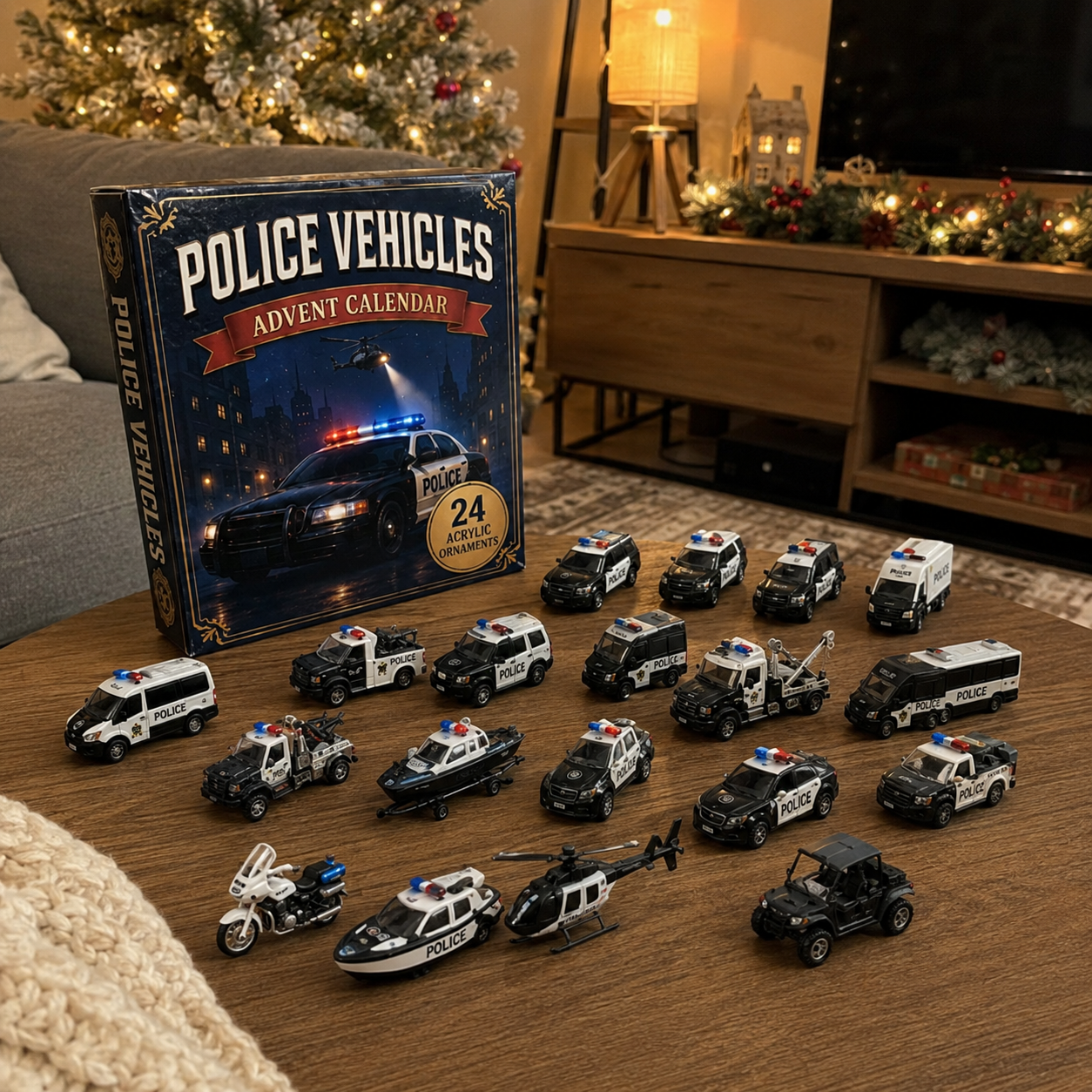 🚓 2026 Police Vehicles Advent Calendar – 24 Days of Heroic Missions