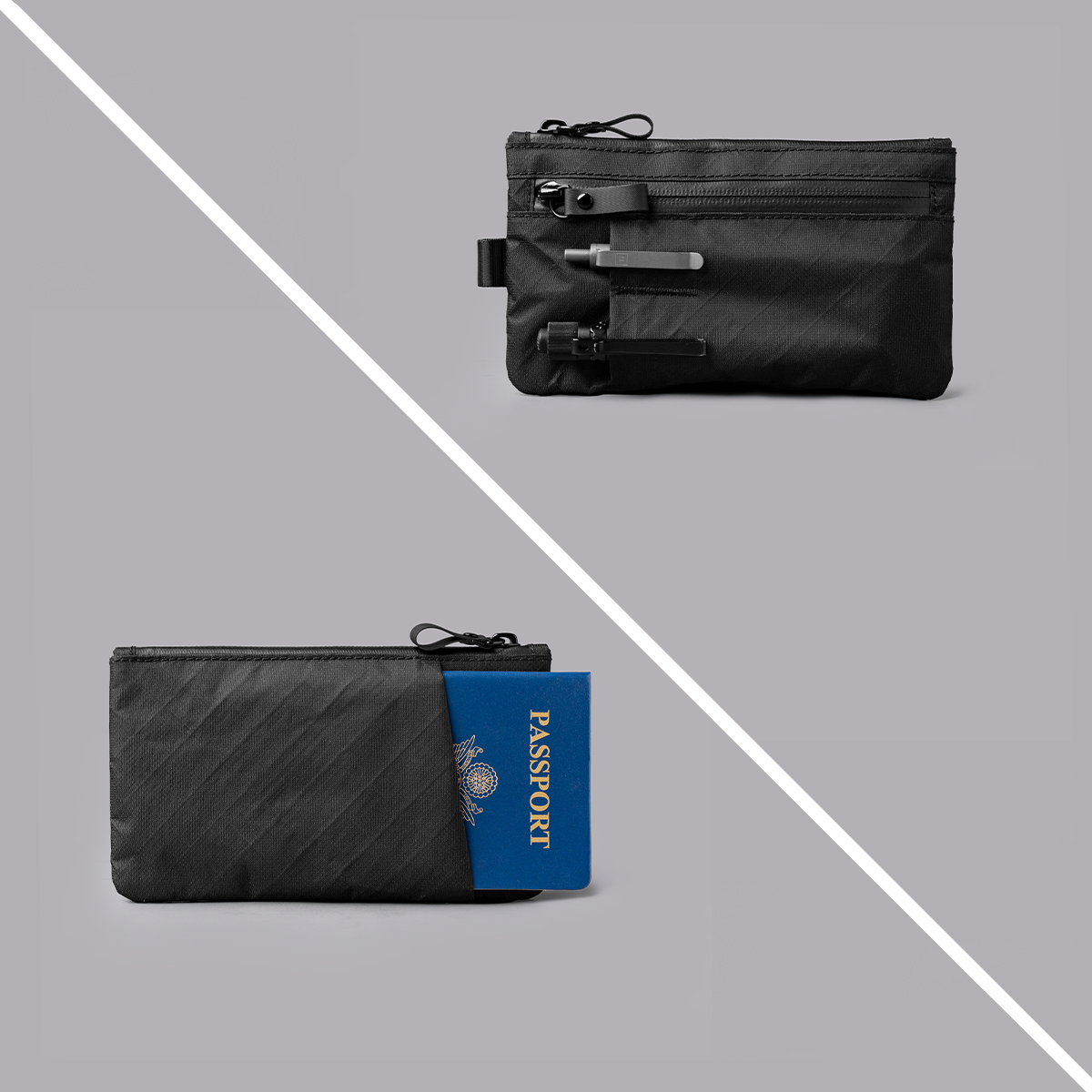 ❄️Summerfresh 50% OFF!💳RFID Everyday Carry & Travel Organiser – Slim Passport, Phone & 12-Card EDC Pouch