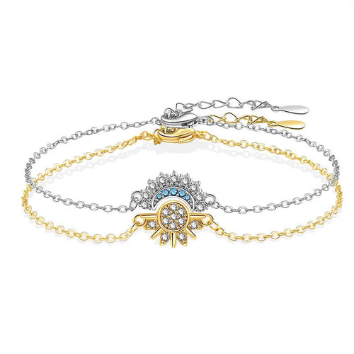 ❄️Summerfresh 50% OFF!❤Elegant Sun & Moon Bracelet Set