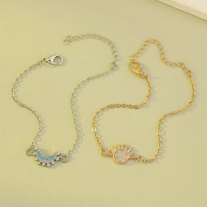 ❄️Summerfresh 50% OFF!❤Elegant Sun & Moon Bracelet Set