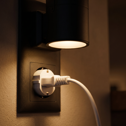 ❄️Summerfresh 50% OFF!✨Plug-In Dusk-to-Dawn Wall Light – 3000K Warm Up & Down Night Light with Pass-Through Socket