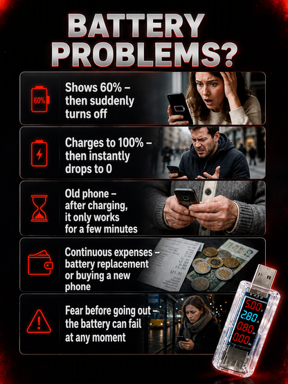 🏆 Last Day Special Price £8.99! 🔥Buy 2 Get 1 Free🎁USB Smartphone Battery Repair Dongle