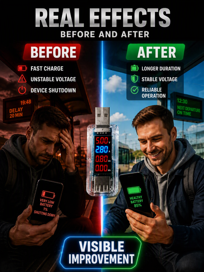 🏆 Last Day Special Price £8.99! 🔥Buy 2 Get 1 Free🎁USB Smartphone Battery Repair Dongle