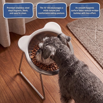 ❄️Summerfresh 50% OFF!🥣15° Tilted Orthopaedic Feeding Bowl