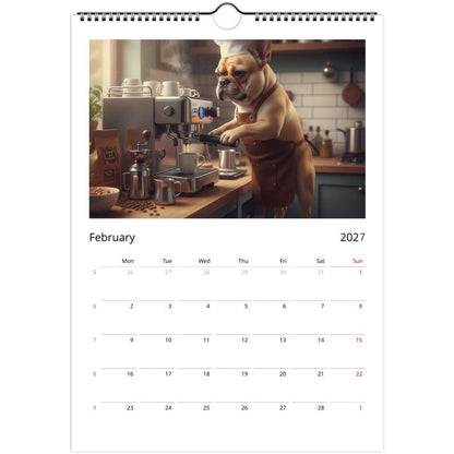 French bulldog Calendar 2027 - Daily Activities