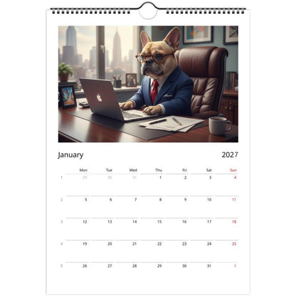 French bulldog Calendar 2027 - Daily Activities