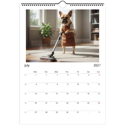 French bulldog Calendar 2027 - Daily Activities