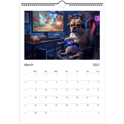 French bulldog Calendar 2027 - Daily Activities