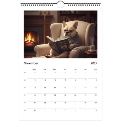 French bulldog Calendar 2027 - Daily Activities