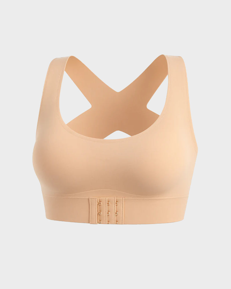 🏆 Last Day Special Price £9.99 ! 💐AlignLift Posture-Perfect Wireless Bra – Posture Correction (The leopard-print style is sold out)💕