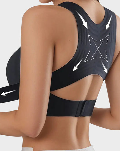 🏆 Last Day Special Price £9.99 ! 💐AlignLift Posture-Perfect Wireless Bra – Posture Correction (The leopard-print style is sold out)💕