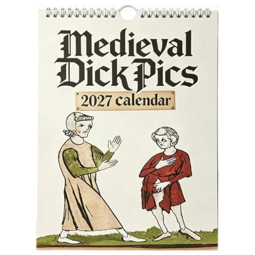 Christmas Sale - 49% Off-Funny Medieval Pics Wall Calender 2027