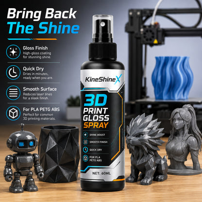 📢📢48% OFF !!⏰3D Printer Model Gloss Spray Quick Drying Layer Line Reducer for PLA PETG ABS