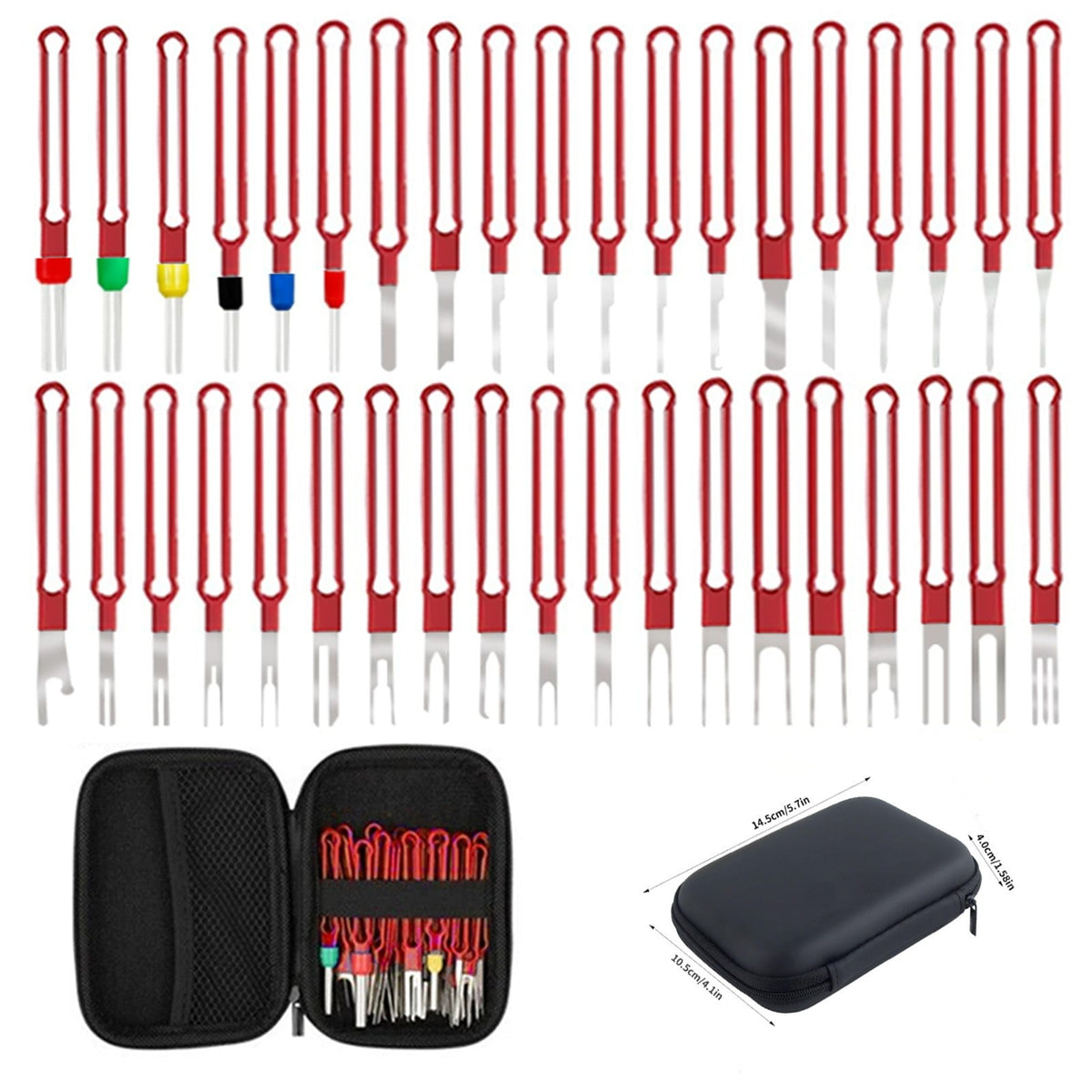 Stainless Steel Car Terminal Removal Tool Kit Wire Harness Extractor