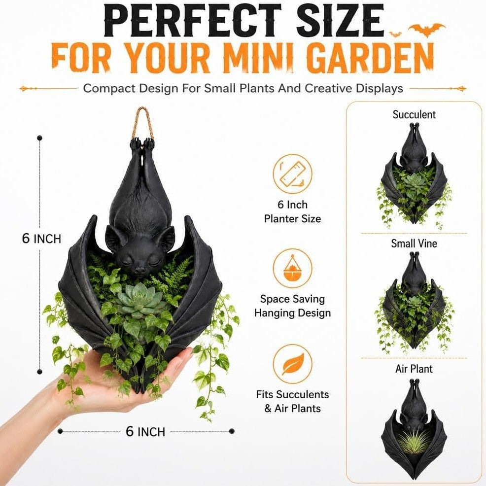 🎁Last Day 49% OFF - Hanging Bat Plant Pot