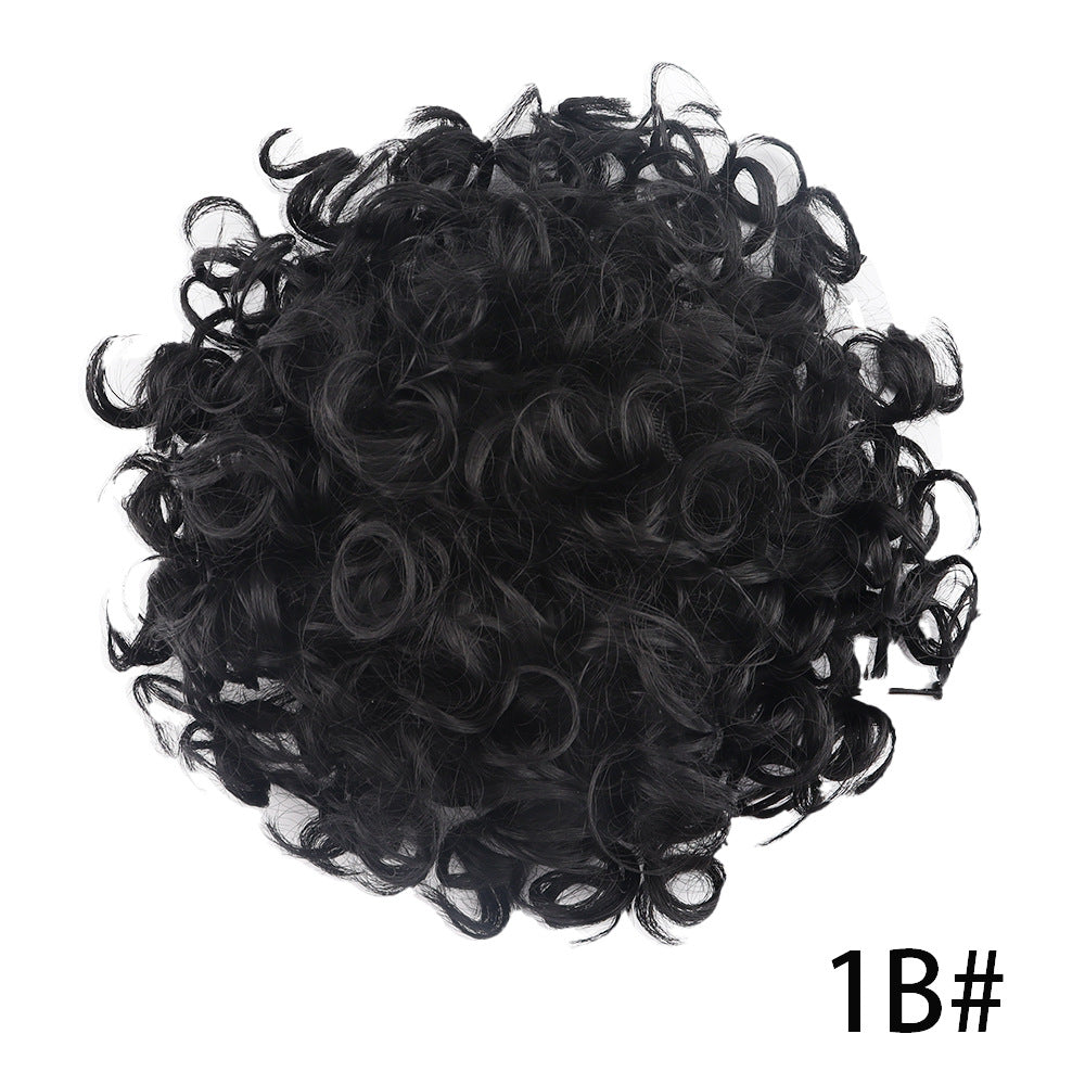 🎁2026 New Arrivals 47% OFF💥Short, curly hairpiece – Chignon with elastic drawstring