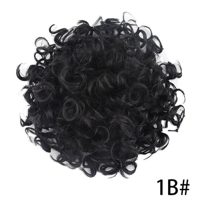 🎁2026 New Arrivals 47% OFF💥Short, curly hairpiece – Chignon with elastic drawstring