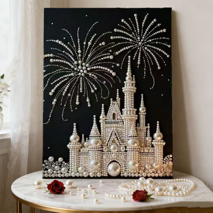 🏰✨DIY Beaded Art Kit - Castle Pearl Painting🎇