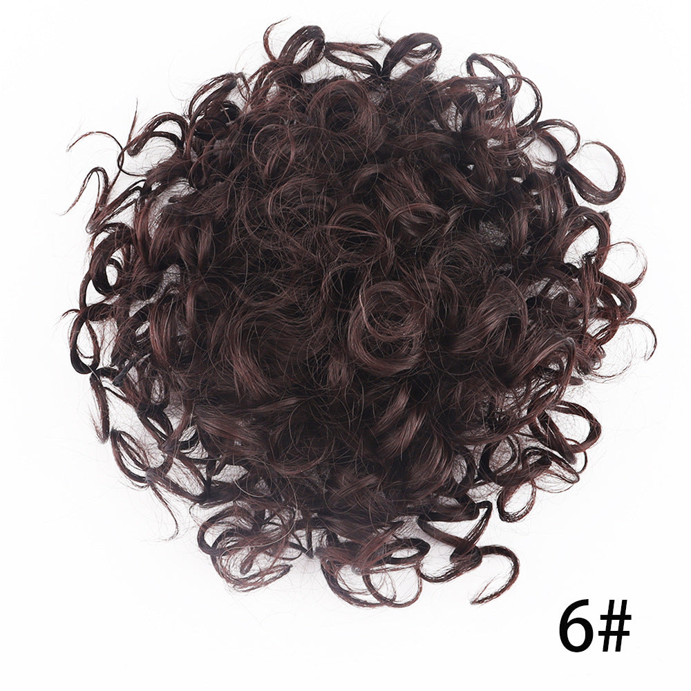 🎁2026 New Arrivals 47% OFF💥Short, curly hairpiece – Chignon with elastic drawstring