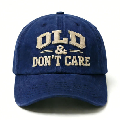 🧢 2026  Hot Sale |  Vintage Distressed “OLD & DON’T CARE” Cap