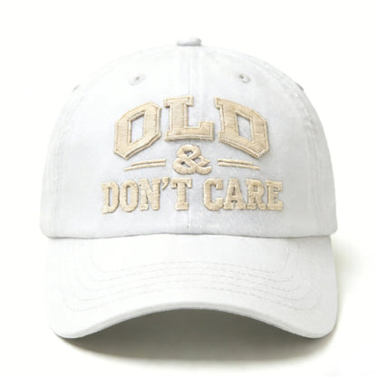 🧢 2026  Hot Sale |  Vintage Distressed “OLD & DON’T CARE” Cap