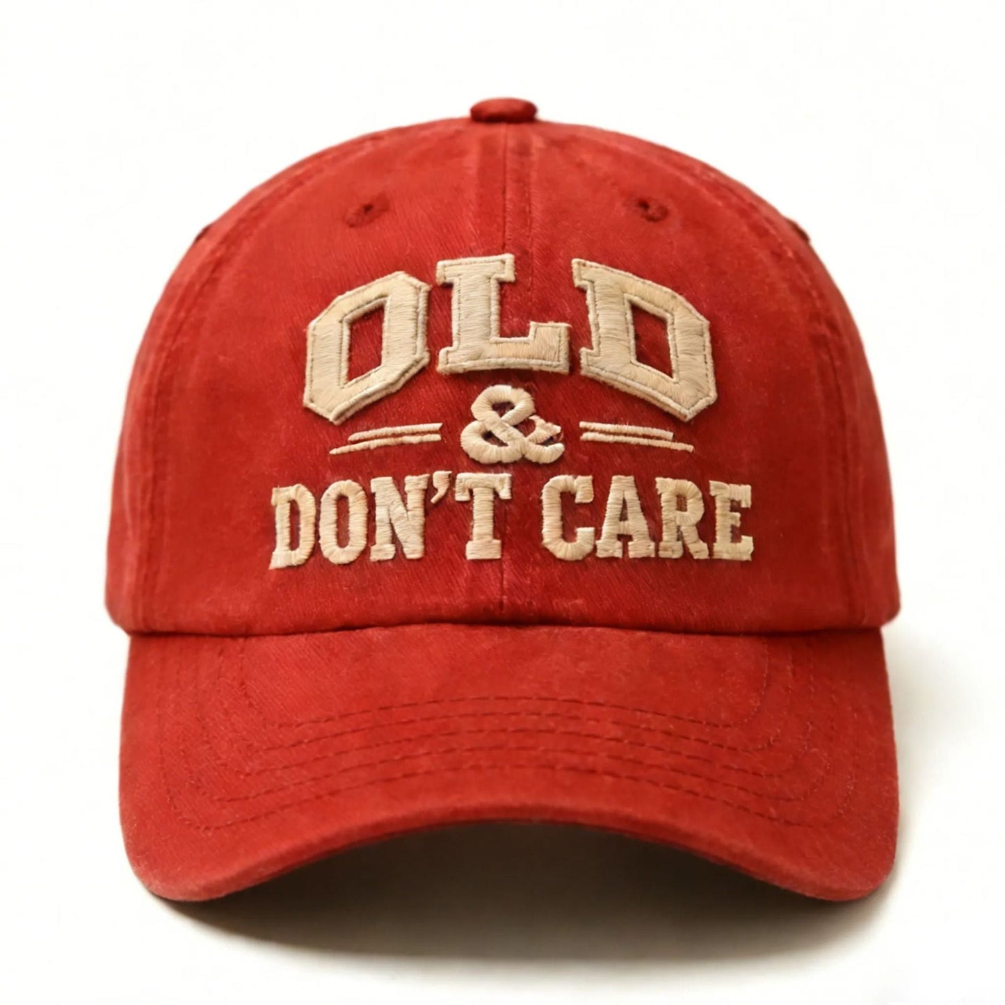 🧢 2026  Hot Sale |  Vintage Distressed “OLD & DON’T CARE” Cap