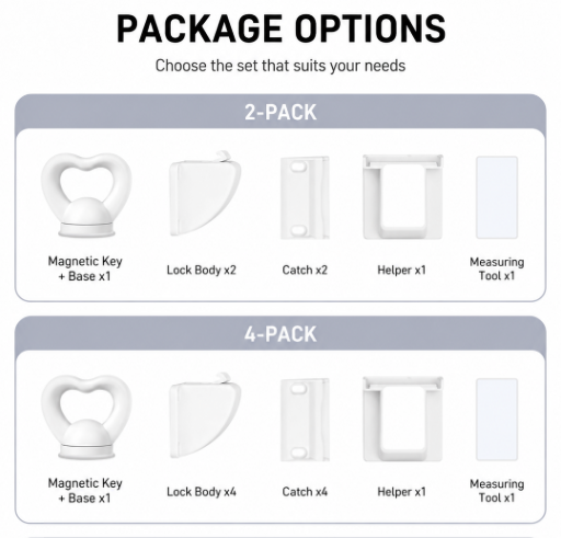 📢📢47% OFF !! ⏰Invisible Magnetic Safety Lock
