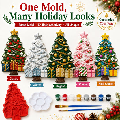 🏆 Limited-Time Promo: 49% OFF!🎖️ - 🎄 DIY Christmas Tree Mold & Paint Craft Kit