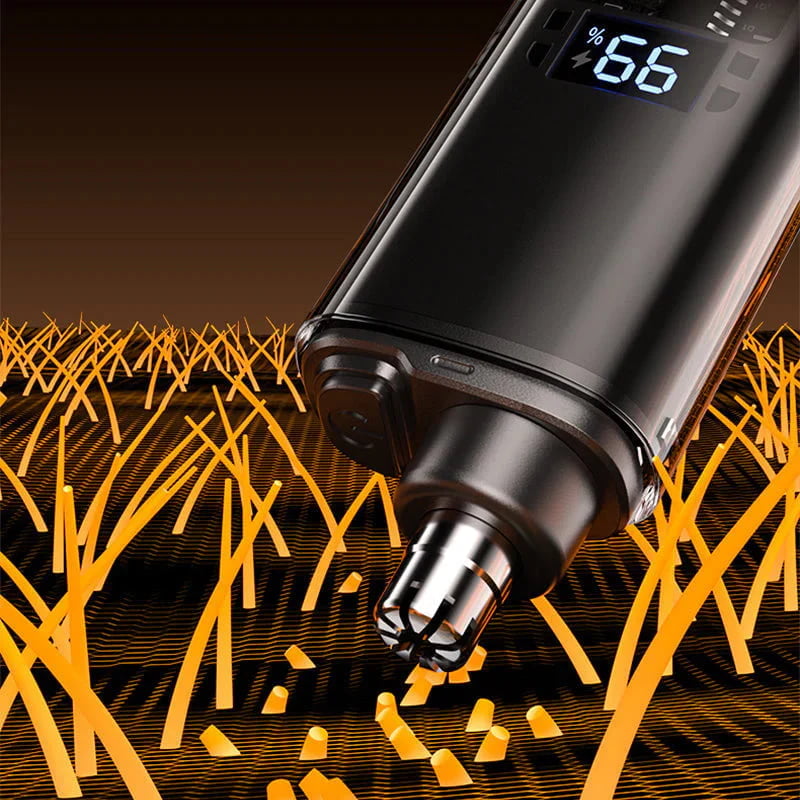 👃 Smart Electric Nose Hair Trimmer | Painless Grooming & Waterproof Design | Perfect Personal Care Gift 🎄✨