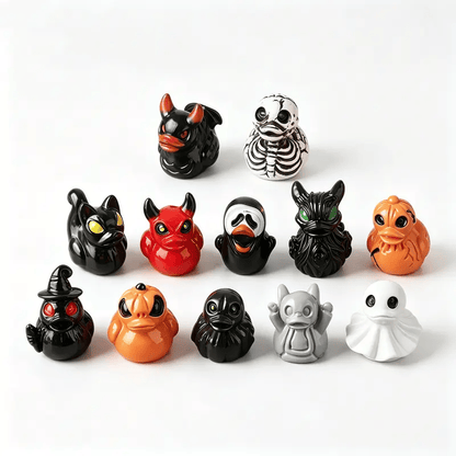 🎃🦆Mini Ducks (✨Devil, Ghost, & Skeleton Designs)