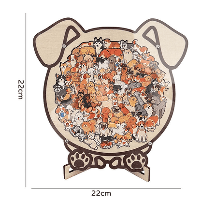 ⏳Limited-time 49% off⏰Multi Color Animal Shaped Wooden Jigsaw Puzzle🐾
