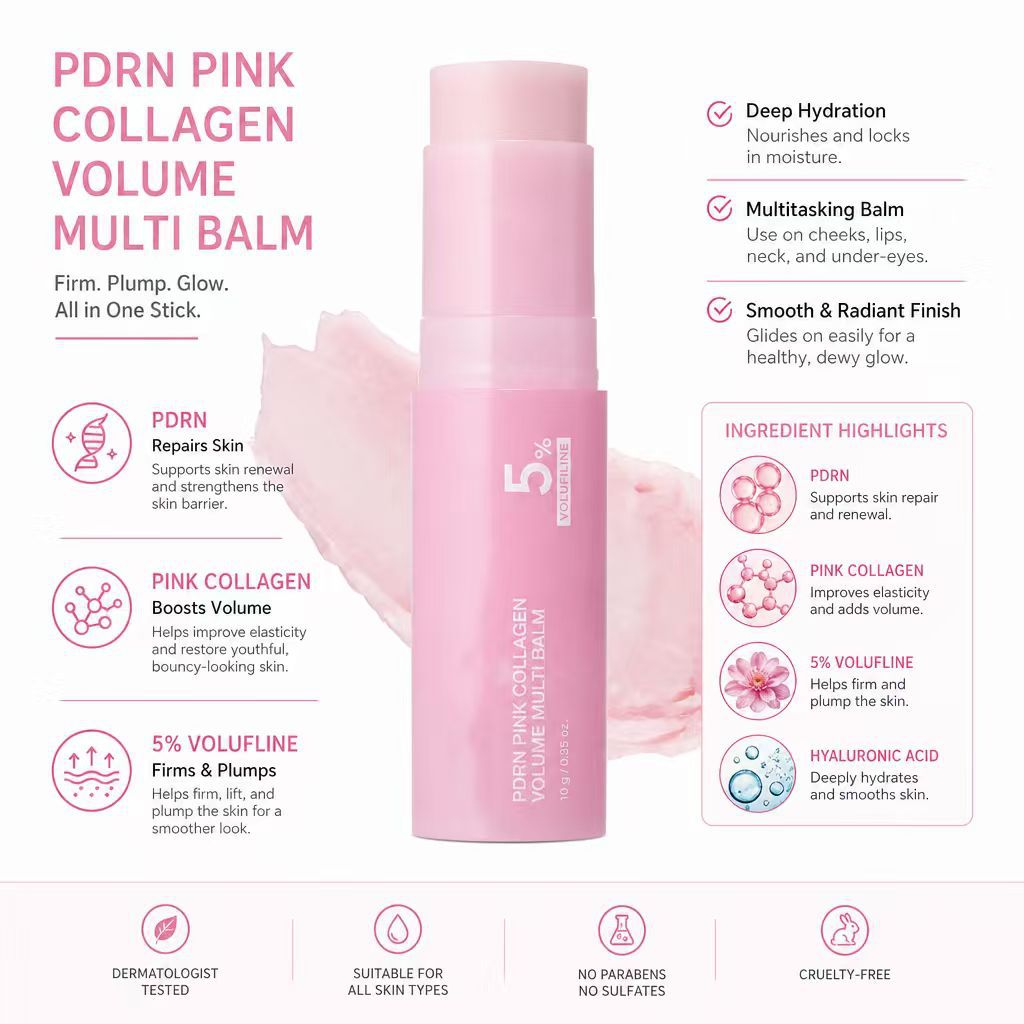 Pink Collagen Anti-Aging Balm Stick