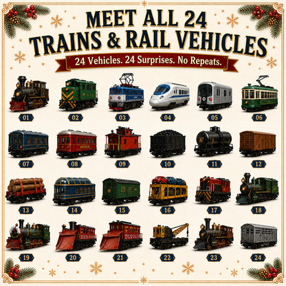 🚂 2026 Railway Advent Calendar – 24 exciting train surprises to discover