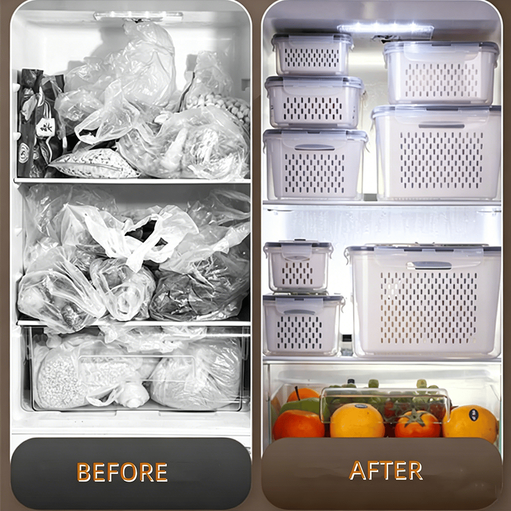 🔥🔥Hot Sale 🍓 Refrigerator Food Storage Containers – Keep Fruits Fresh