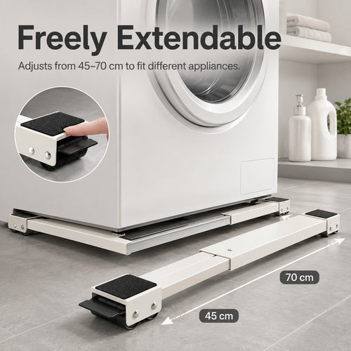 🔧Adjustable Movable Appliance Roller Base(2 Pack Set)