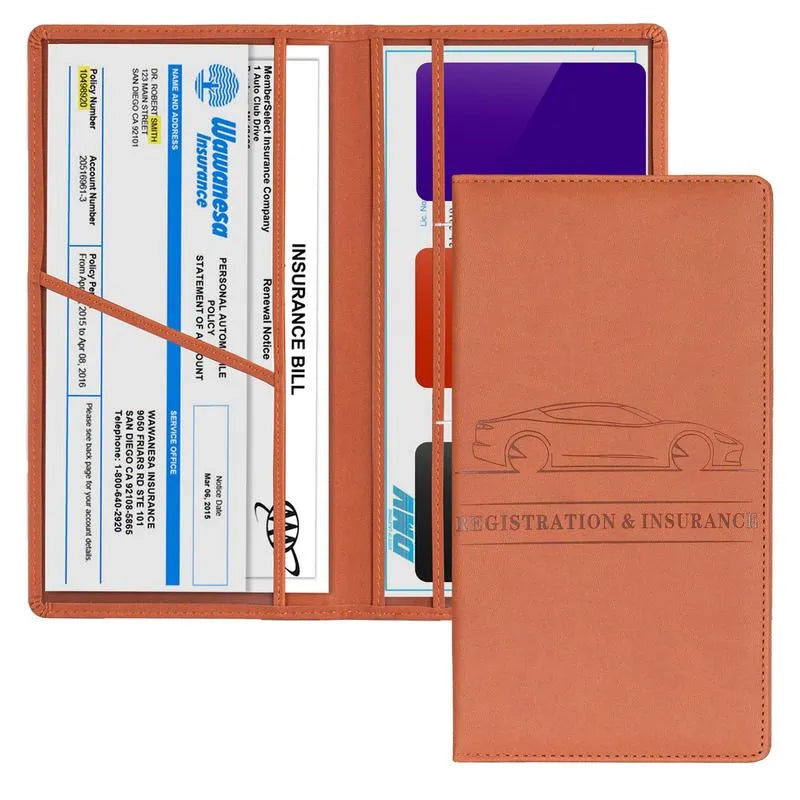 Car Registration & Insurance Card Holder
