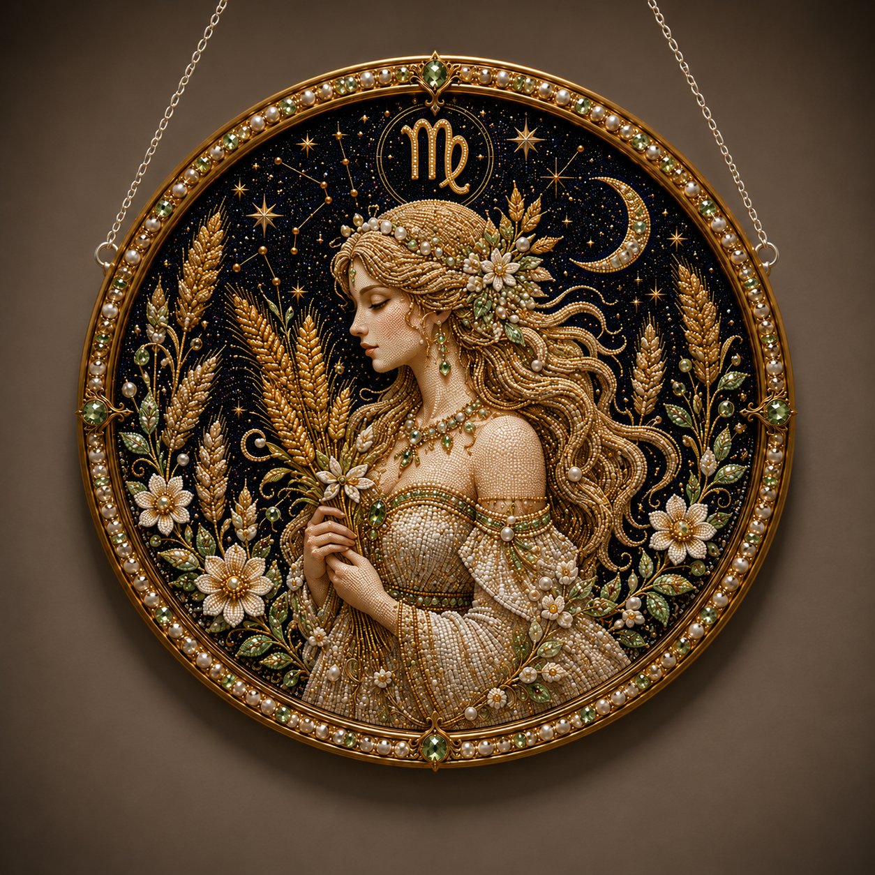 🔥Last Day 49% OFF - 12 Zodiac Signs Pearl Art Kit ♈🌙