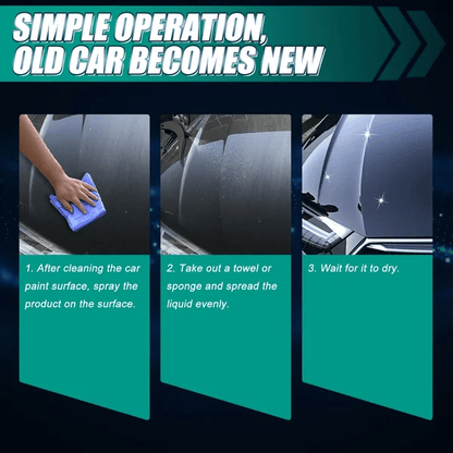 🏆 Last Day Special Price £9.78 !🔥Buy 2 Get 1 Free✨ 3 in 1 High Protection Quick Car Coating Spray