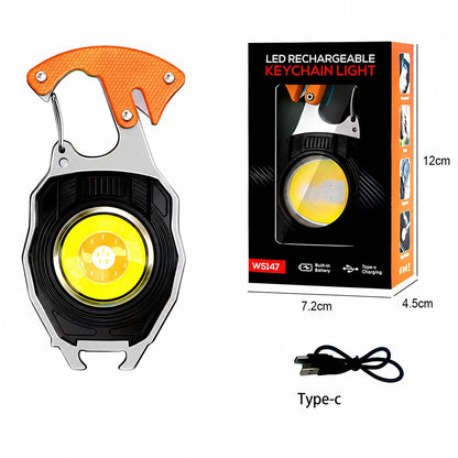 🔦 Mini Self-Defense LED Keychain Flashlight