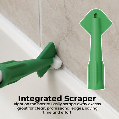 Caulk Nozzle with Integrated Trimming Scraper - Effortless Sealing & Finishing Tool 🛠️