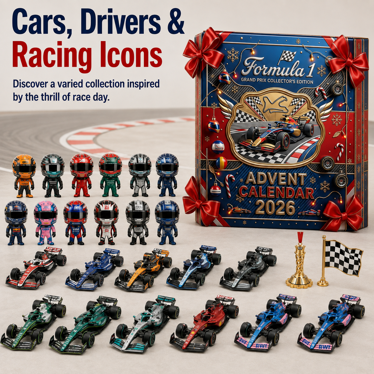 🏎️🏁 24 Days of Racing Glory – 2026 Grand Prix Christmas Collector Countdown