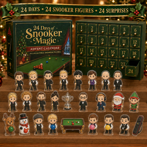 CHRISTMAS KICKOFF 49% OFF - 2026 Snooker Magic Blind Box - 24‑Day Festive Countdown, Snooker Figures Blind Box - Gift For Snooker Lovers