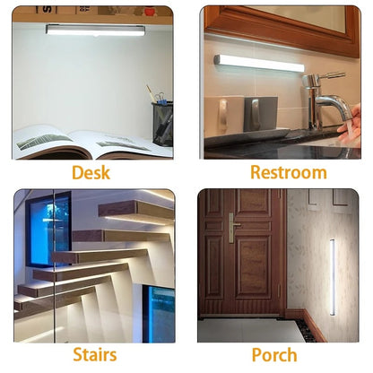 🔥Only $8.99 Last Day Promotion!💡 Punch-free Smart Sensor Magnetic Rechargeable LED Lights