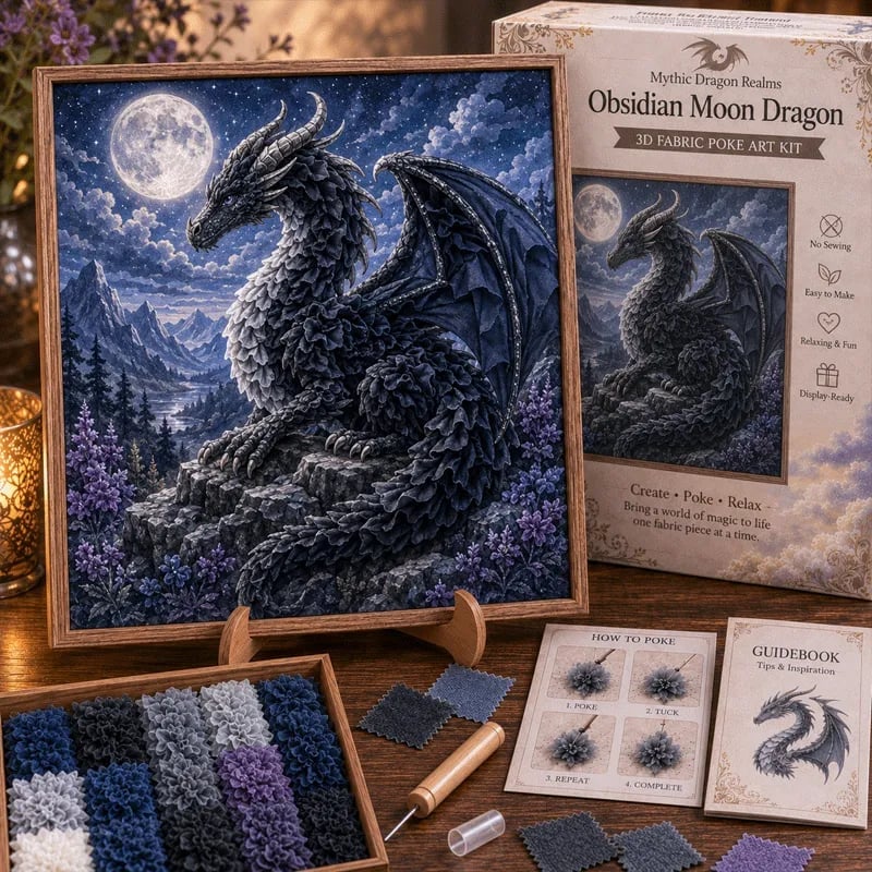 🌙Obsidian Moon Dragon