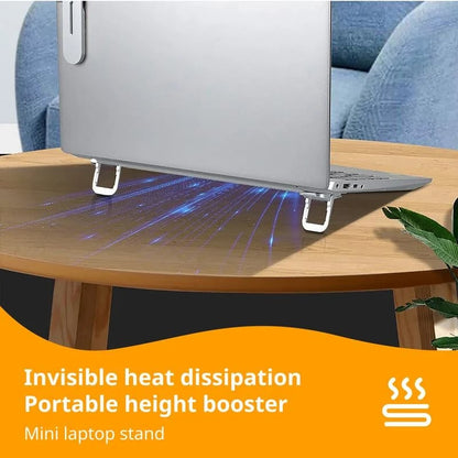 🎉✨2 Pack Adjustable Invisible Laptop Stands,Zinc Alloy  Structure