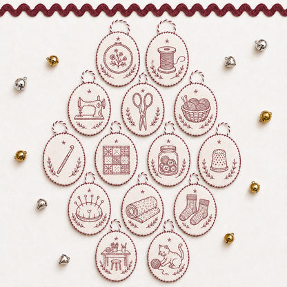 ⏳ Last Day 49% OFF – 🧵Beginner-Friendly DIY Heirloom Oval Embroidery Ornament Kit Collection | Complete Kit with All Tools & Step-by-Step Guide Included 💕